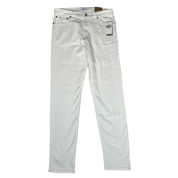 Polo Ralph Lauren Boys Sullivan Slim Stretch Jean White Easter Size 20 - Picture 2 of 6